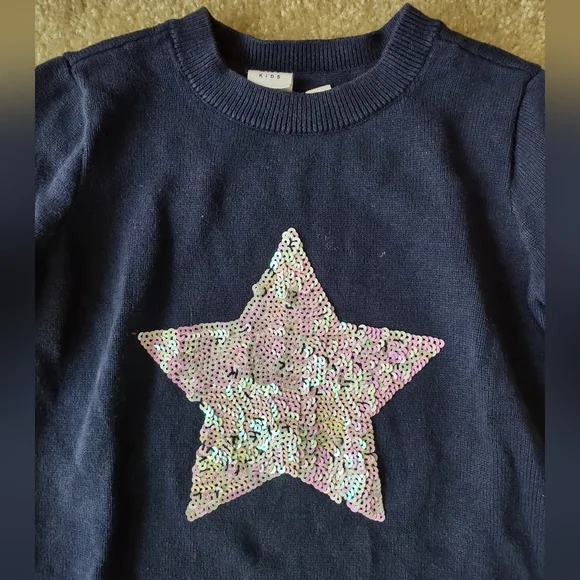 Gap 6/7 Sequin Star Sweater Dress - Picture 3 of 8